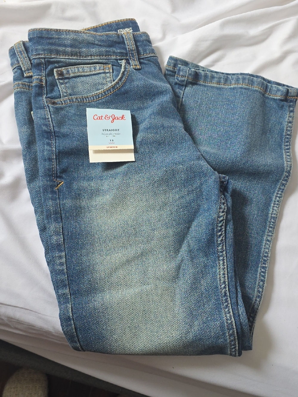 Cat & Jack Light Blue Straight Jeans - Kids